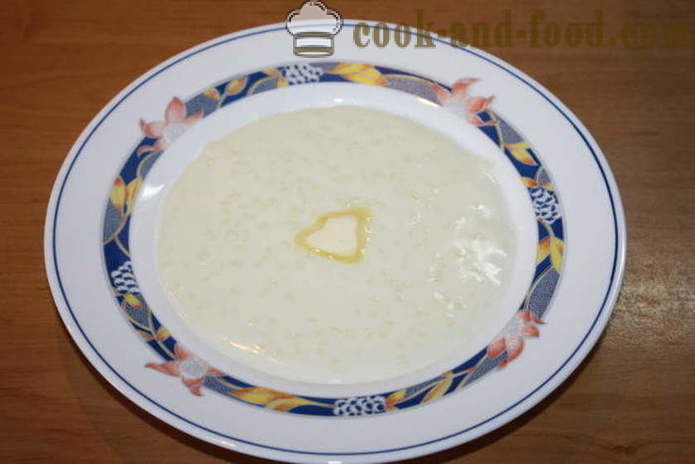 Porridge di latte da sago - come cucinare il porridge di sago gustoso, con un passo per passo ricetta foto