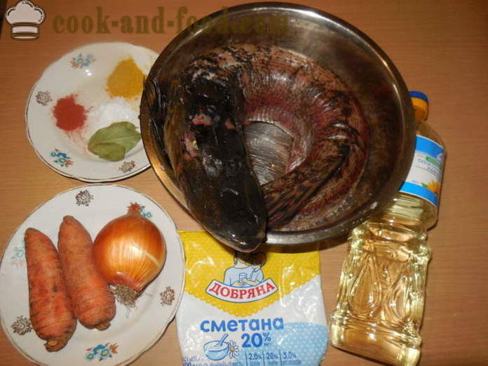 Pike in crema in multivarka - come cucinare deliziosi luccio in salsa di panna con le verdure, un passo per passo ricetta foto