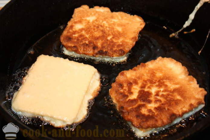 Torta di wafer pronti con la ricotta in pastella di cocco - come cucinare torte di formaggio originale, un passo per passo ricetta foto