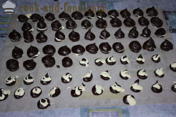 Tartufi al cioccolato fatti in casa - come fare tartufi caramelle a casa, passo dopo passo ricetta foto