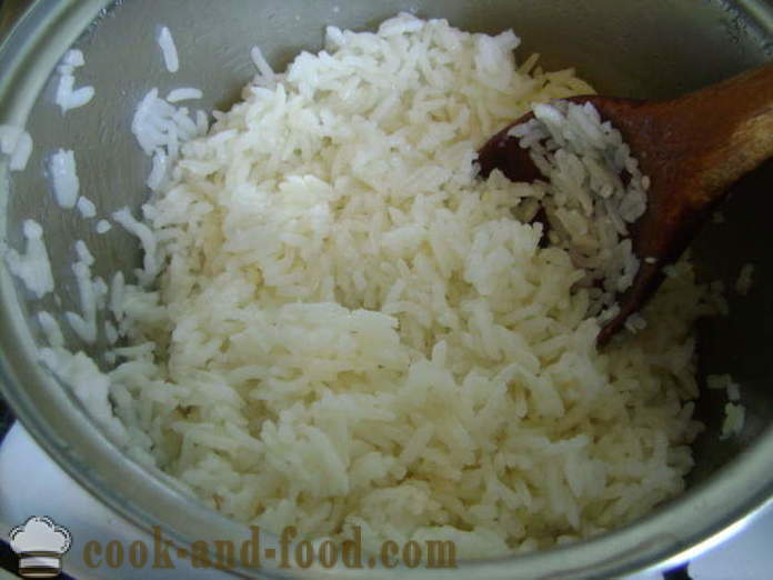 Delicious contorno di riso friabile - come cucinare croccante contorno di riso in cinese, un passo per passo ricetta foto
