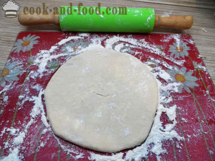 Khachapuri nel formaggio Imereti - come fare tortillas con formaggio in una padella, un passo per passo ricetta foto