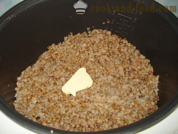 Grano saraceno Delicious a multivarka - come cucinare grano saraceno in multivarka in acqua, con un passo per passo ricetta foto