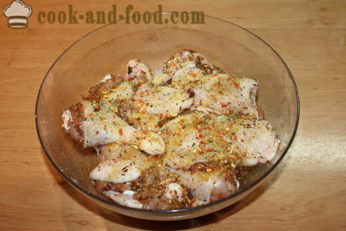 Pezzi di pollo, impanati - come deliziosi per cuocere i pezzi di pollo nel forno, con un passo per passo ricetta foto