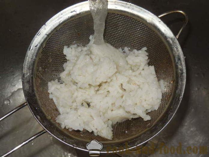 Fegato braciole fegato di pollo con riso e amido - come cucinare un delizioso polpette di fegato, un passo per passo ricetta foto