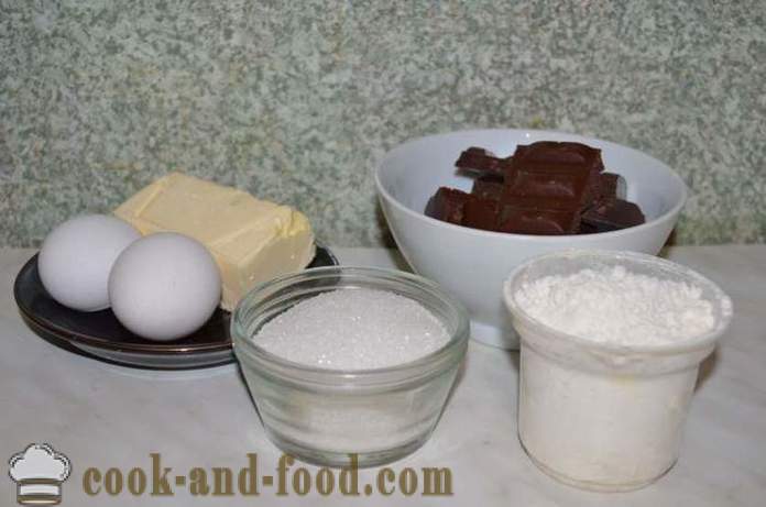 Chocolate brownie - come fare biscotti al cioccolato a casa, passo dopo passo le foto delle ricette