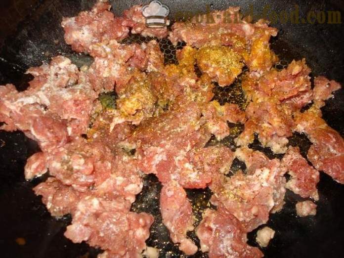 Pasta nautico con carne macinata - come cucinare la pasta nautico con carne macinata, un passo per passo ricetta foto