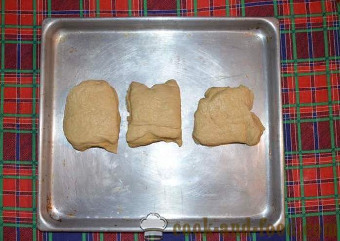 Focacce dolci - codino con marmellata, come fare muffin a casa, passo dopo passo le foto delle ricette