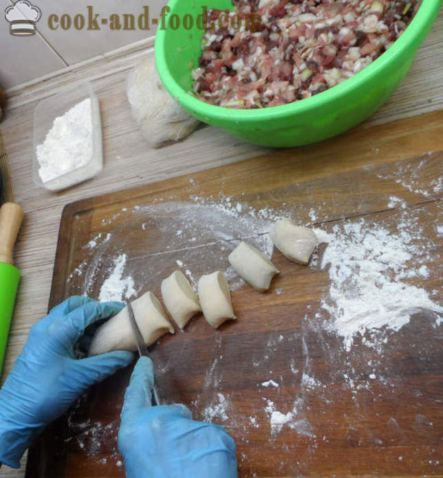 Gnocchi squisiti con carne - come fare gnocchi a casa, passo dopo passo le foto delle ricette