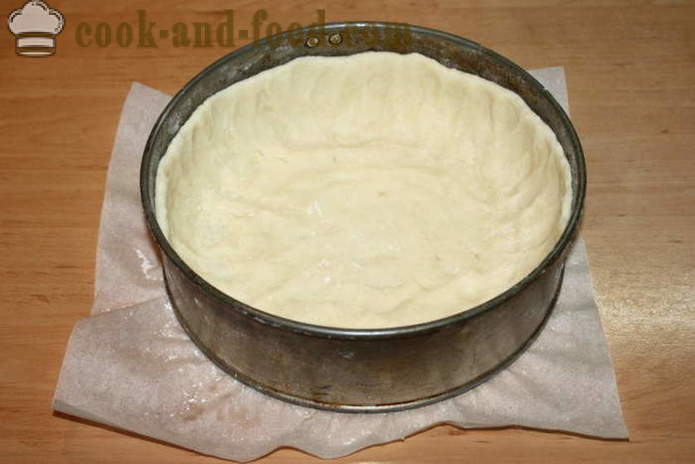 Torta di pollo Delicious con formaggio - come cucinare una torta di pollo al forno, con un passo per passo ricetta foto