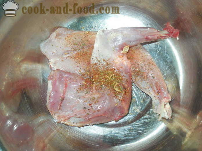Coniglio brasato in birra in utyatnitsu - come cucinare un coniglio nella birra in forno, con un passo per passo ricetta foto