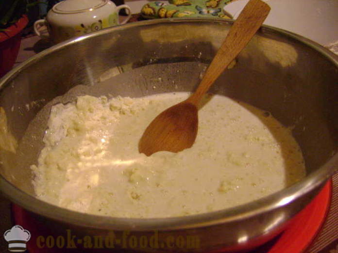 Burro universale pasta di lievito per torte salate - come preparare il lievito torta di pasta, un passo per passo ricetta foto