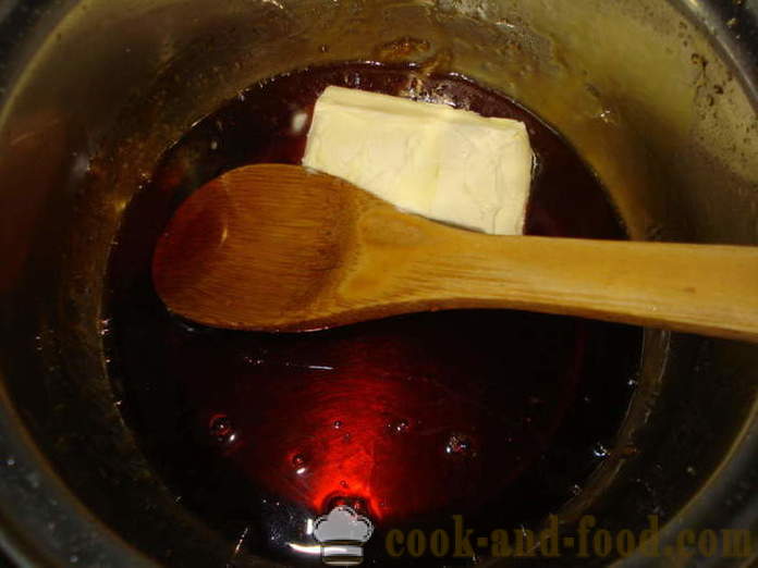 Ginger-miele per l'impasto di pan di zenzero e casa di marzapane - come fare la pasta per il pan di zenzero, passo dopo passo ricetta foto