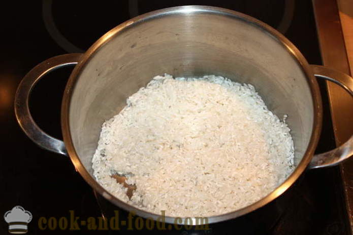 Porridge di riso con la zucca su latte - come cucinare porridge di riso con la zucca su un piatto, con un passo per passo ricetta foto