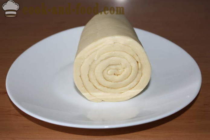 Pasta pasta sfoglia in fretta - come fare la pasta sfoglia senza lievito in fretta, passo dopo passo ricetta con phot