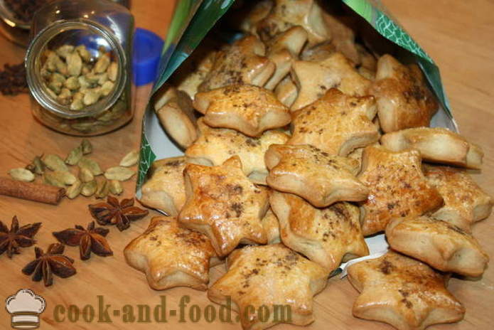 Ginger frollini - Come cuocere i biscotti di pan di zenzero a casa, passo dopo passo le foto delle ricette