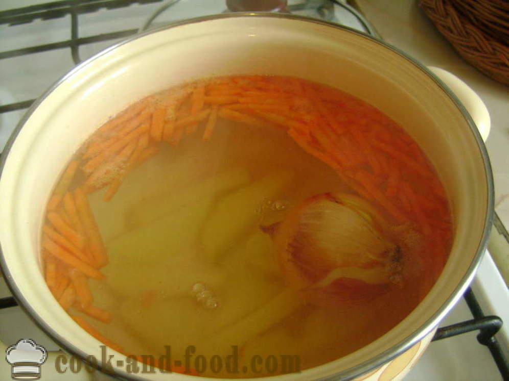Zuppa di pesce quaresimale da Nasello con riso - come cucinare la zuppa di pesce con Heck, un passo per passo ricetta foto