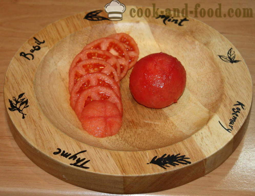 Casseruola di carne con zucchine e pomodori - come cucinare la carne casseruola in forno, con un passo per passo ricetta foto