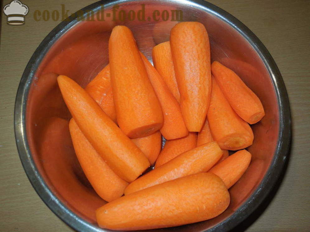 Carote in coreano - Come cucinare le carote in coreano a casa, passo dopo passo le foto delle ricette