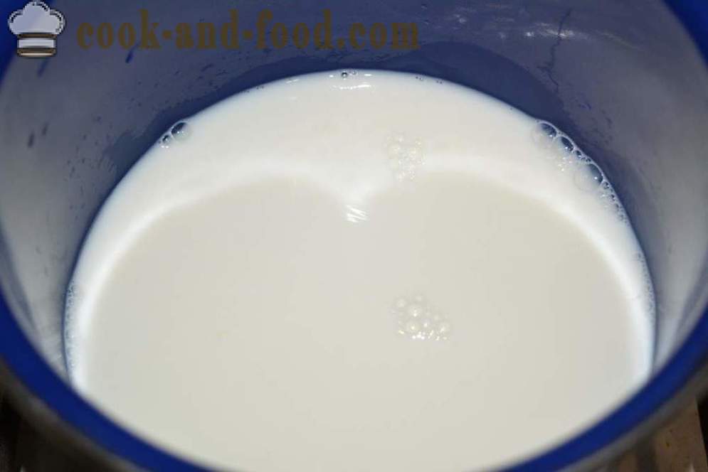 Semolino nel latte, senza grumi in padella - come cucinare il porridge con il latte senza grumi, passo dopo passo ricetta foto