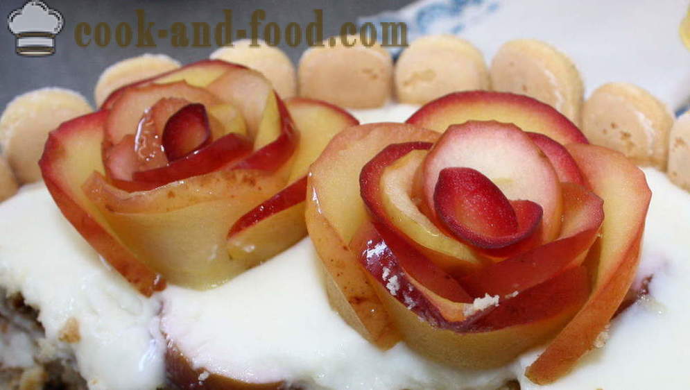 Ricetta di mele rose - come fare le rose torta di mele, passo dopo passo le foto delle ricette