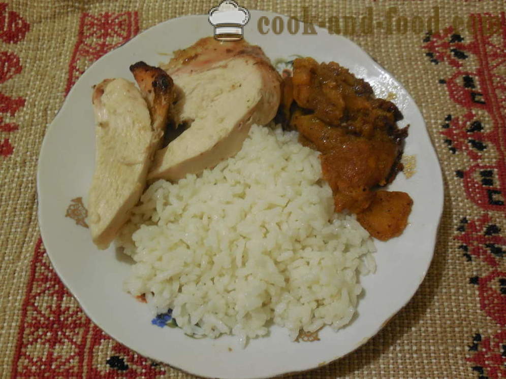 Petto di pollo Juicy al forno - come cucinare petti di pollo al forno, con un passo per passo ricetta foto