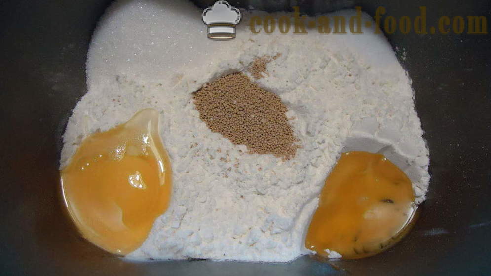 Pasta di lievito nella macchina del pane - come preparare la pasta di lievito nella macchina del pane, ricetta poshagovіy con una foto