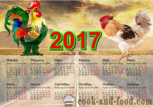 Calendario per il 2017 anno del Gallo: scarica gratis il calendario di Natale con cazzi