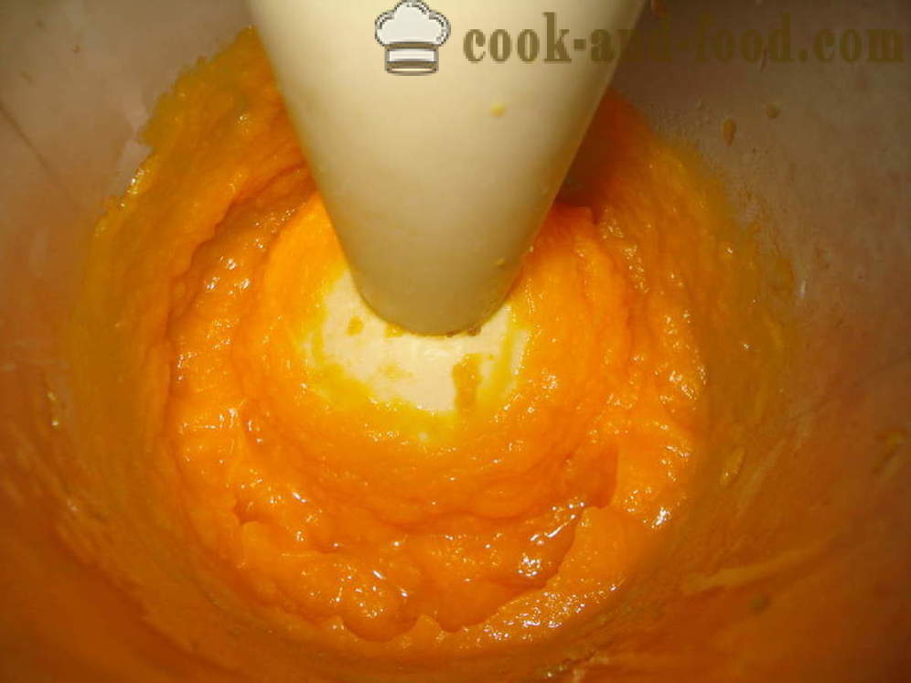 Aprire torta di zucca con noci e miele - come cucinare la torta di zucca al forno, con un passo per passo ricetta foto