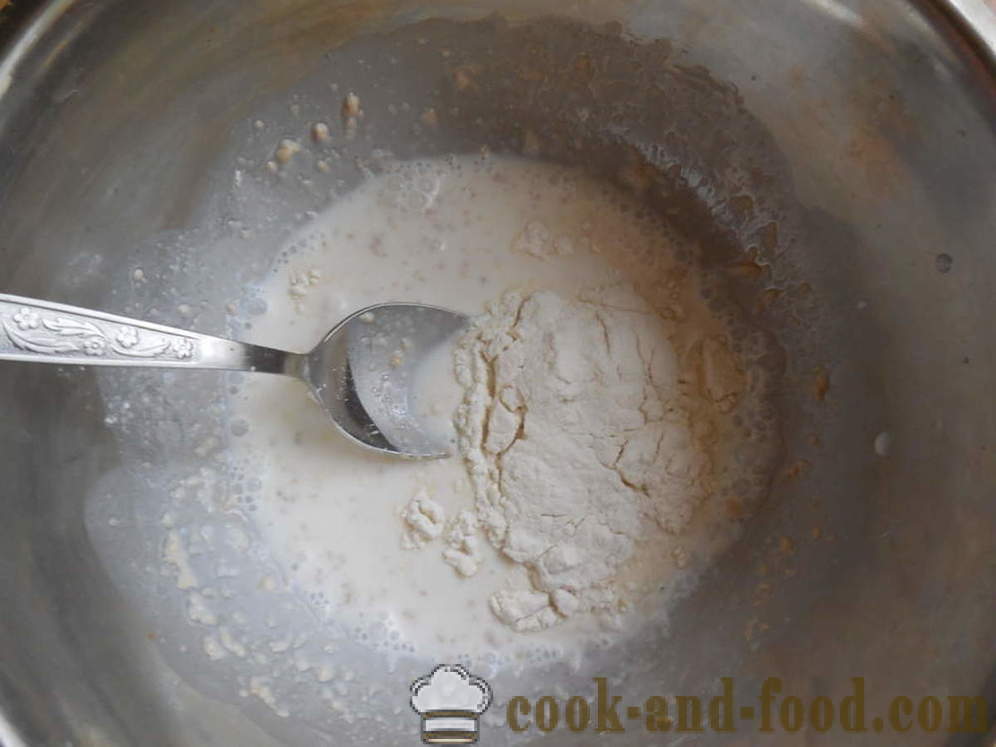 Gnocchi ucraini con aglio borscht per - Come cuocere le polpette con aglio in forno, con un passo per passo ricetta foto