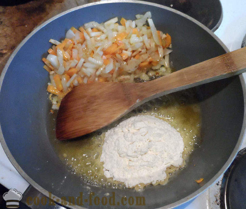 Crocchette sotto besciamella in forno - come cucinare polpette con patate e crema di salsa, un passo per passo ricetta foto