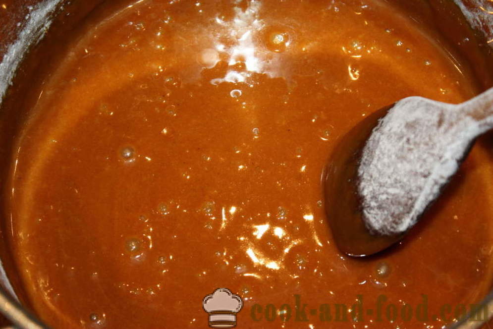Miele choux pasta per panpepato - tecnologie e metodi di cottura come fare un impasto di pan di zenzero, un passo per passo ricetta foto