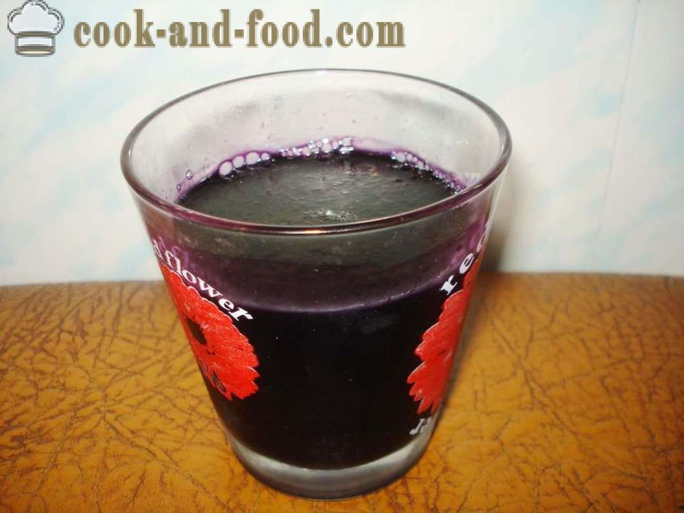 Gelatina di uva con la gelatina - come fare gelatina da uve a casa, passo dopo passo ricetta foto