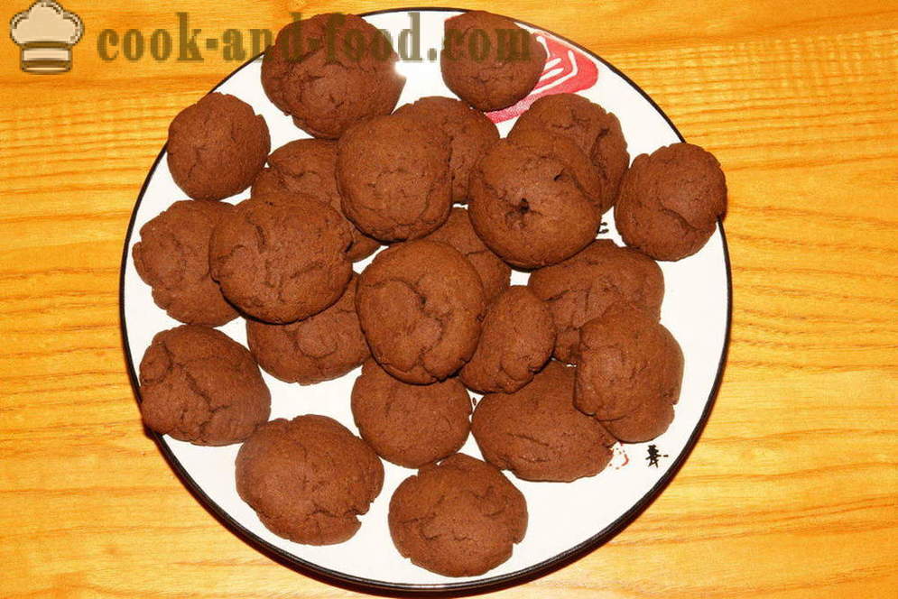 Biscotti al cioccolato Facile e veloce - come fare i biscotti al cioccolato a casa, passo dopo passo le foto delle ricette
