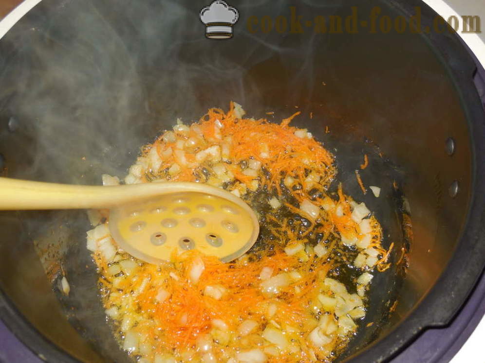 Minestra con le tagliatelle fatte in casa e cuori di pollo - Come cucinare la zuppa di pollo in multivarka, passo dopo passo le foto delle ricette