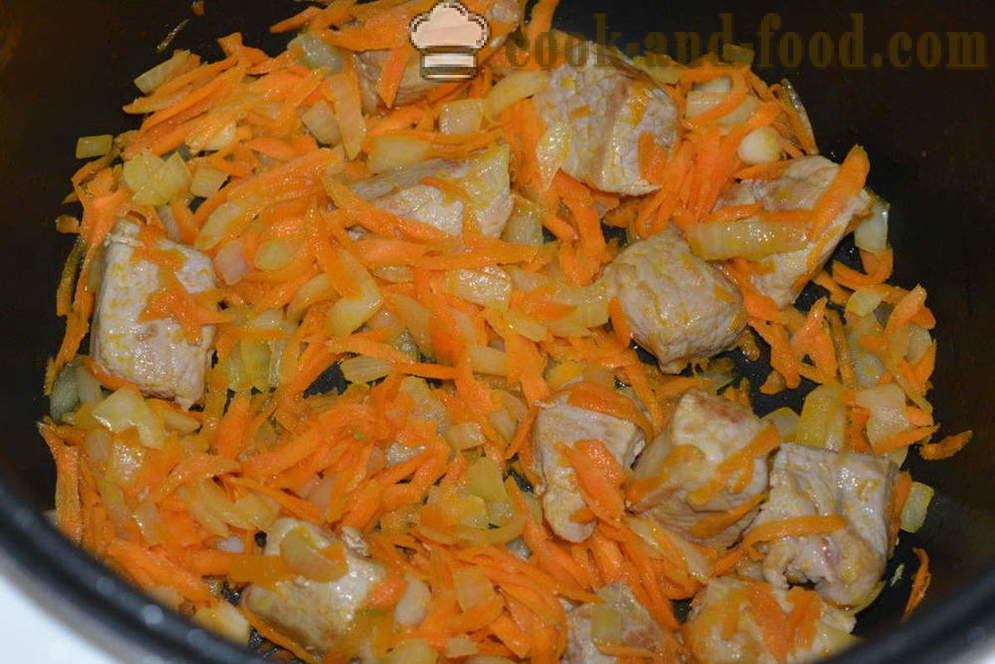 Minestra acida di crauti con multivarka carne - come cucinare la zuppa di crauti in multivarka, passo dopo passo ricetta foto