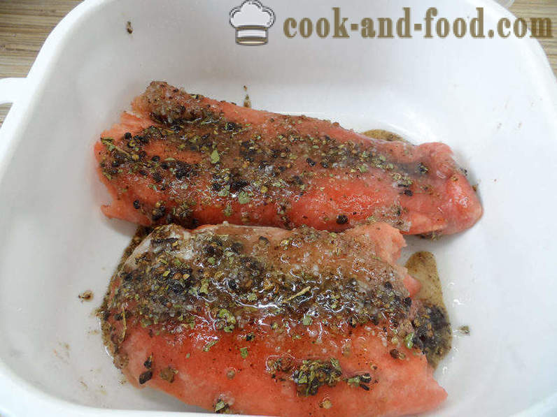 Pesce salato piccante in casa - come rendere pesce salato piccante, passo dopo passo ricetta foto