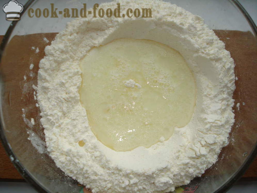 Cheesecake con pasta al forno - come cucinare cheesecake con ricotta, un passo per passo ricetta foto