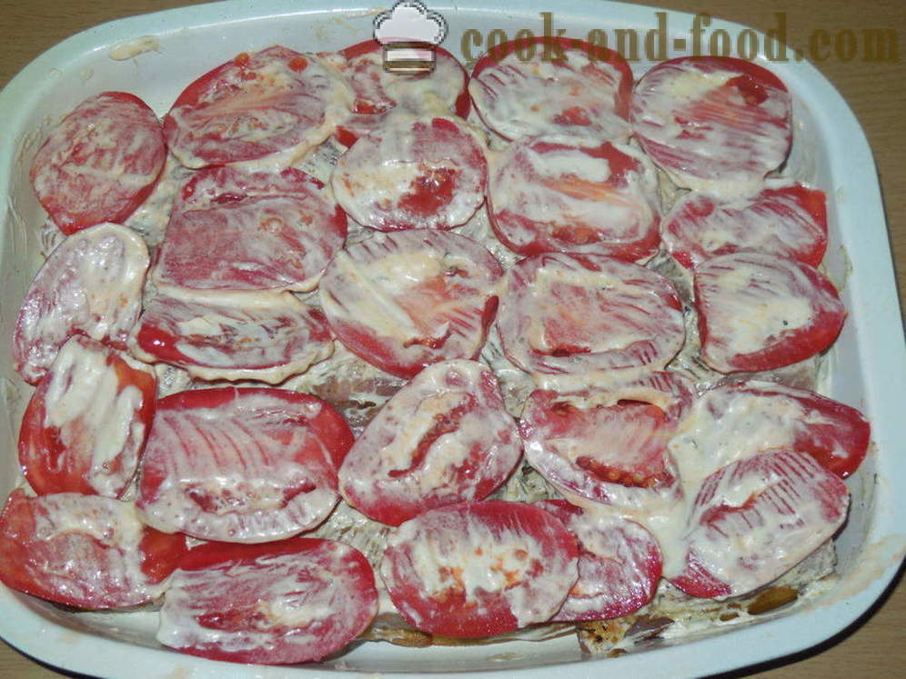 Melanzane al forno con carne e pomodoro - come melanzane al forno con carne al forno, con un passo per passo ricetta foto