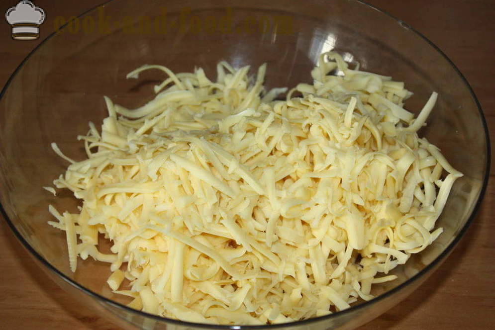 Antipasto freddo di formaggio - come cucinare uno spuntino di formaggio fuso in forno, con un passo per passo ricetta foto