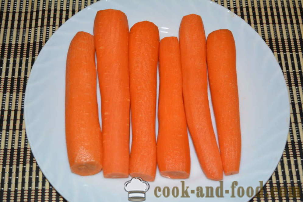 Classic carota hamburger con semola, come nella scuola materna - come cucinare hamburger carote cotte in padella, ricetta con foto passo per passo