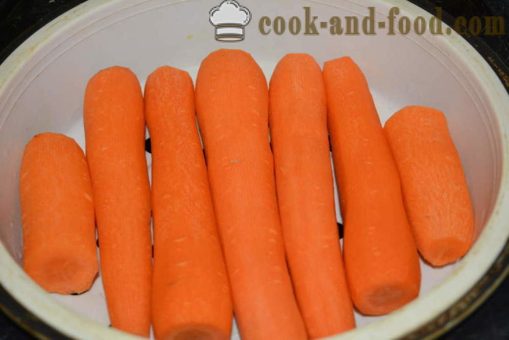 Classic carota hamburger con semola, come nella scuola materna - come cucinare hamburger carote cotte in padella, ricetta con foto passo per passo