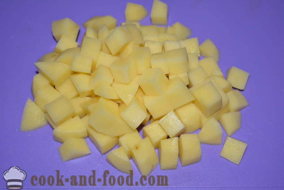 Zuppa di formaggio con formaggio fuso, pasta e salsiccia - come cucinare zuppa di formaggio con formaggio fuso, un passo per passo ricetta foto