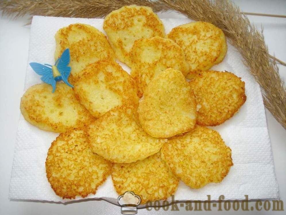 Frittelle di patate, frittelle di patate e frittelle di patate - come fare frittelle di patate, un passo per passo ricetta foto