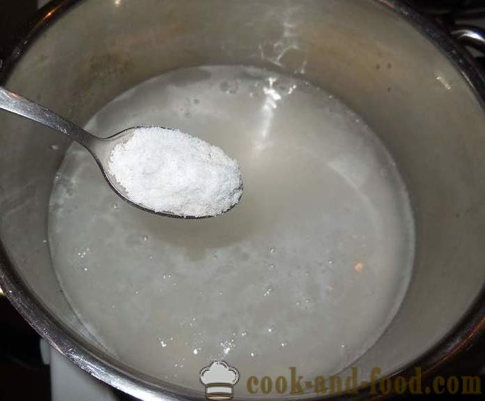 Come cucinare croccante contorno di riso in una pentola correttamente - come preparare il riso in acqua - un passo per passo ricetta foto