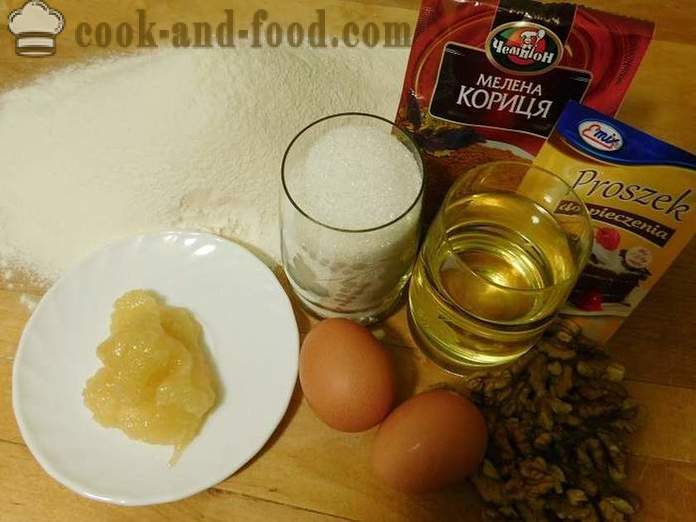Biscotti al miele con cannella e noci in fretta - ricetta con foto, passo dopo passo come fare i biscotti al miele