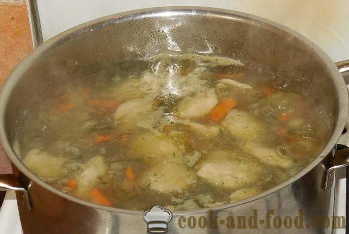 Minestra di verdura con le polpette - come cucinare la zuppa con gnocchi - la ricetta della nonna con il passaggio da foto passo