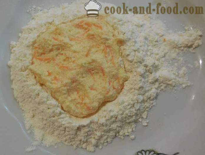 Torte di ricotta con le carote in multivarka - come cucinare carota cheesecake - un passo per passo ricetta foto