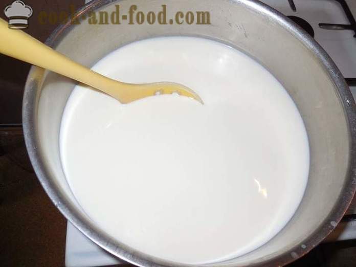 Come rendere ricotta fatta in casa dal latte - una ricetta semplice e passo dopo passo foto
