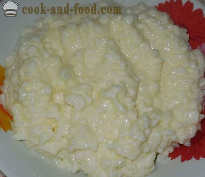 Porridge di riso delizioso con latte e acqua in una casseruola: liquido e classica (di spessore) - un passo per passo la ricetta con le foto come cucinare porridge di riso con il latte
